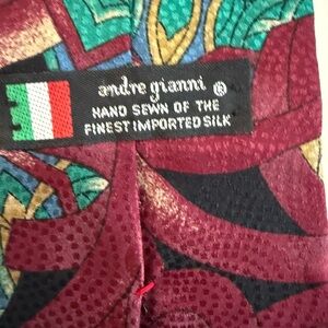 Andre Gianni Hand Sewn imported silk tie